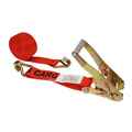 Us Cargo Control 2" x 27' Red Ratchet Strap w/ Double J Hook 5027WH-RED
